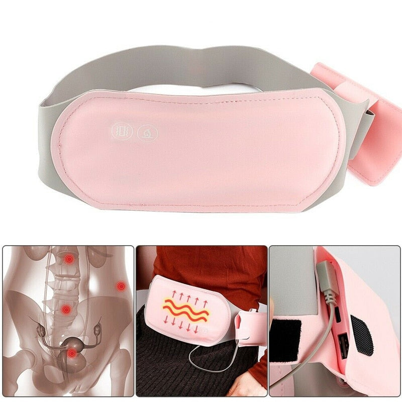 Electric Warming and Massage Belt For Menstrual Cramps